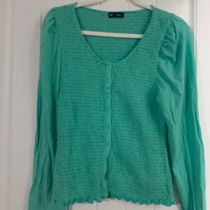 Gap green top